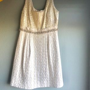 Kay Unger size 12 ivory cocktail dress
